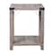 Flash Furniture 17.5 W, 17.5 L, 22 H, Engineered Wood, Gray Wash ZG-036-GY-GG - alternate 7